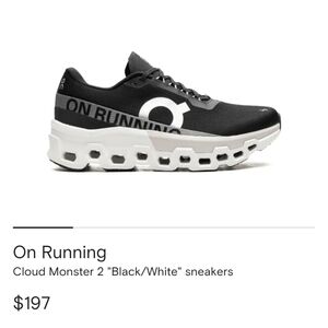 On Running Monochrome Monster Cloud Tec Sneakers
